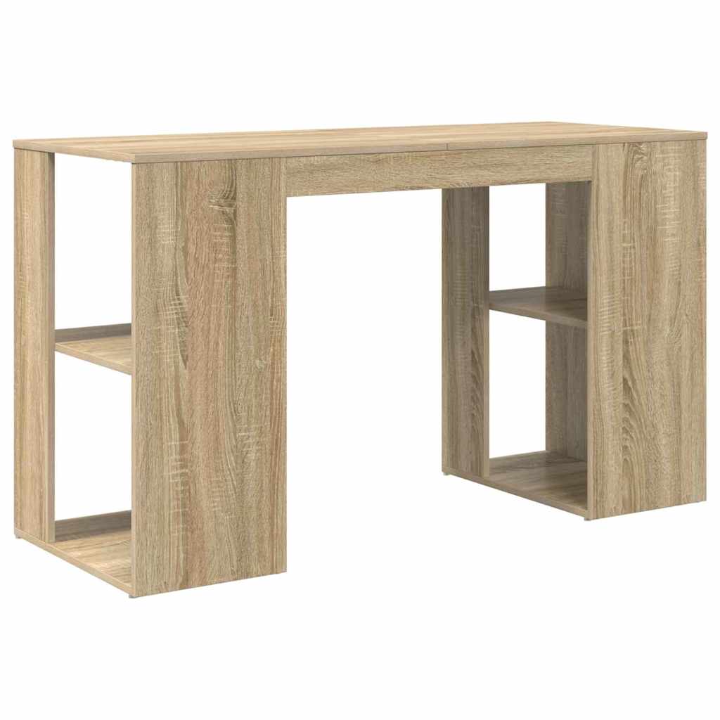Scrivania Rovere Sonoma 130 x 50.5 x 75 cm Legno multistrato | homemem39