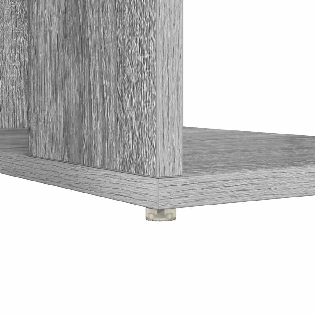 Scrivania Grigio Sonoma 130 x 50.5 x 75 cm Legno multistrato | homemem39