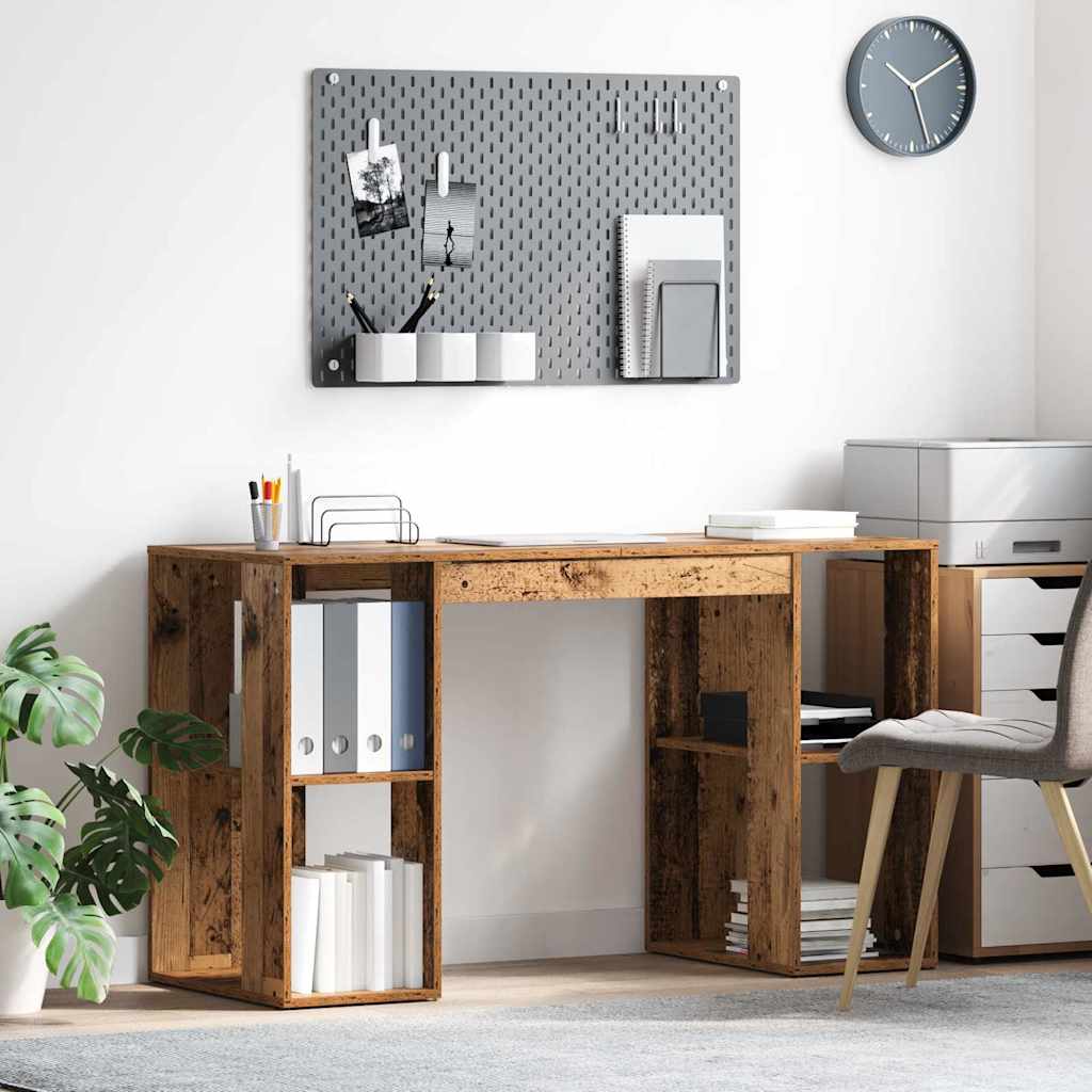 Scrivania Legno vecchio 130 x 50.5 x 75 cm Legno multistrato | homemem39