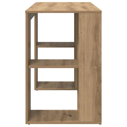 Scrivania con lo scaffale Rovere artigianale 130 x 50.5 x 75 cm - homemem39