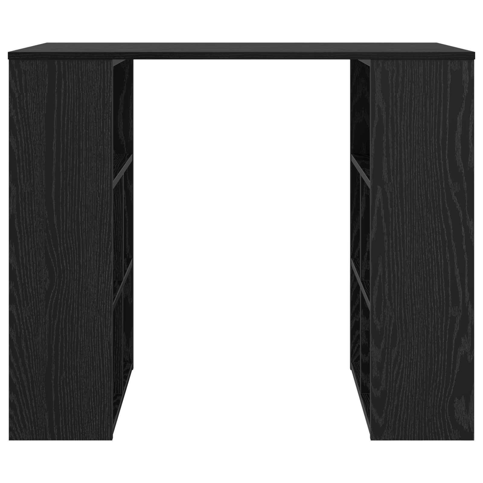 Scrivania Rovere Nero 90 x 50 x 75 cm Legno multistrato | homemem39