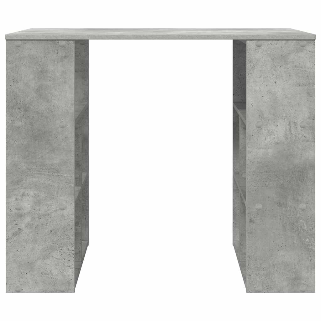 Scrivania Grigio cemento 90 x 50 x 75 cm Legno multistrato | homemem39