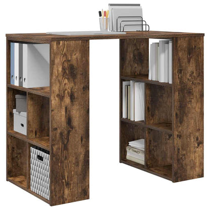 Scrivania Rovere fumé 90 x 50 x 75 cm Legno multistrato | homemem39