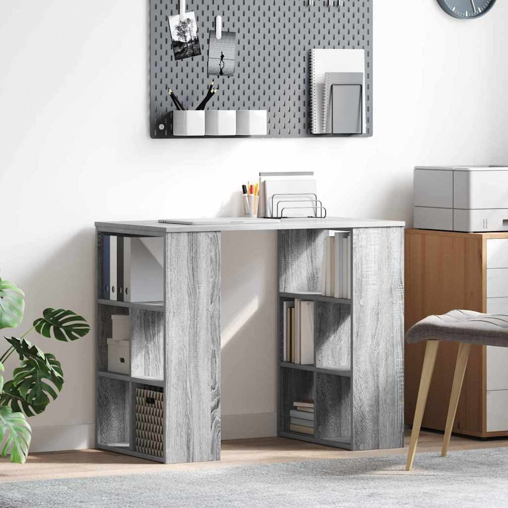 Scrivania Grigio Sonoma 90 x 50 x 75 cm Legno multistrato | homemem39