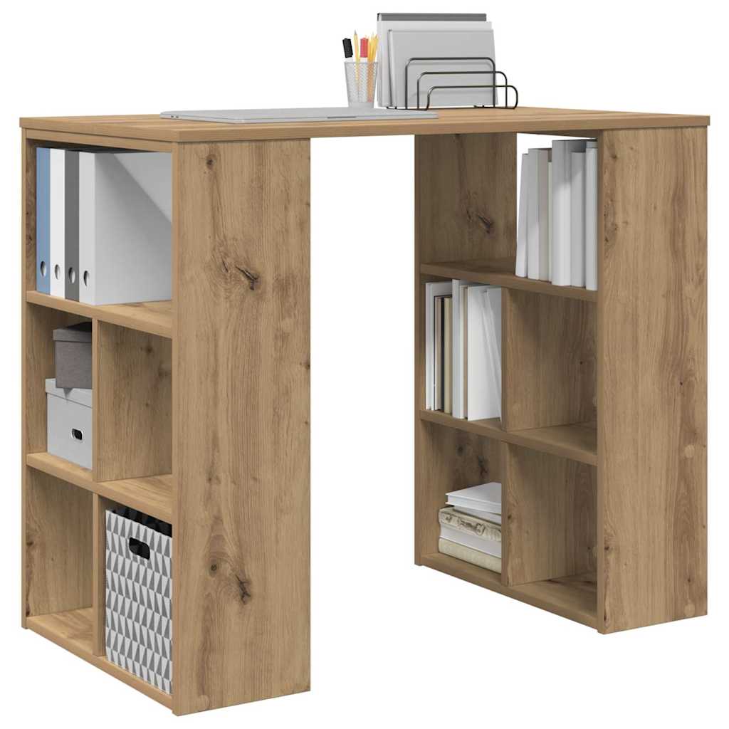 Scrivania Rovere artigianale 90 x 50 x 75 cm Legno multistrato | homemem39