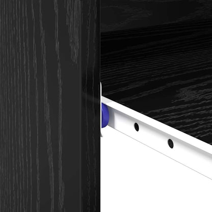Scrivania Rovere Nero Legno ingegnerizzato 77.5 x 43 x 79 cm