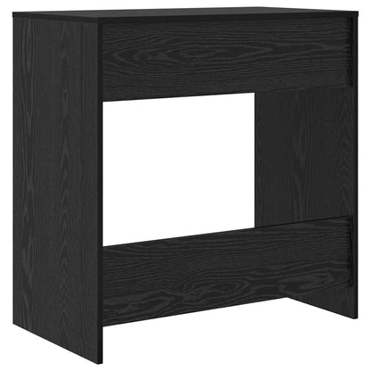 Scrivania Rovere Nero 77.5 x 43 x 79 cm Legno multistrato | homemem39