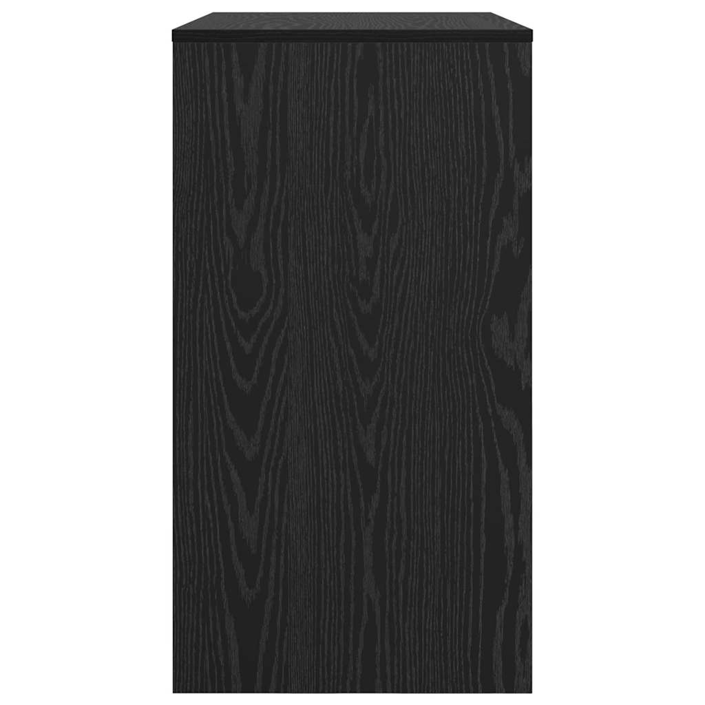 Scrivania Rovere Nero 77.5 x 43 x 79 cm Legno multistrato | homemem39