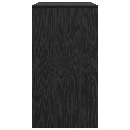 Scrivania Rovere Nero 77.5 x 43 x 79 cm Legno multistrato | homemem39