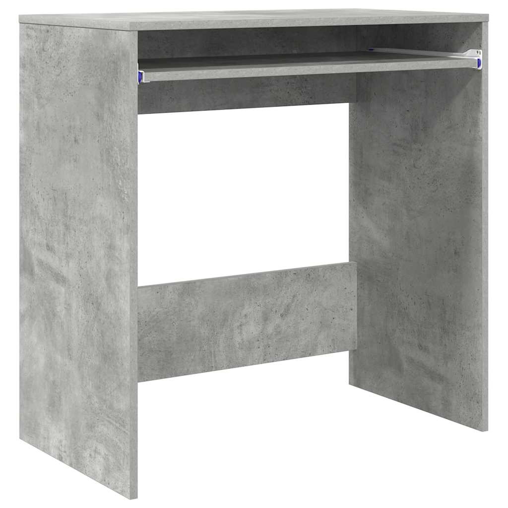Scrivania Grigio cemento 77.5 x 43 x 79 cm Legno multistrato | homemem39