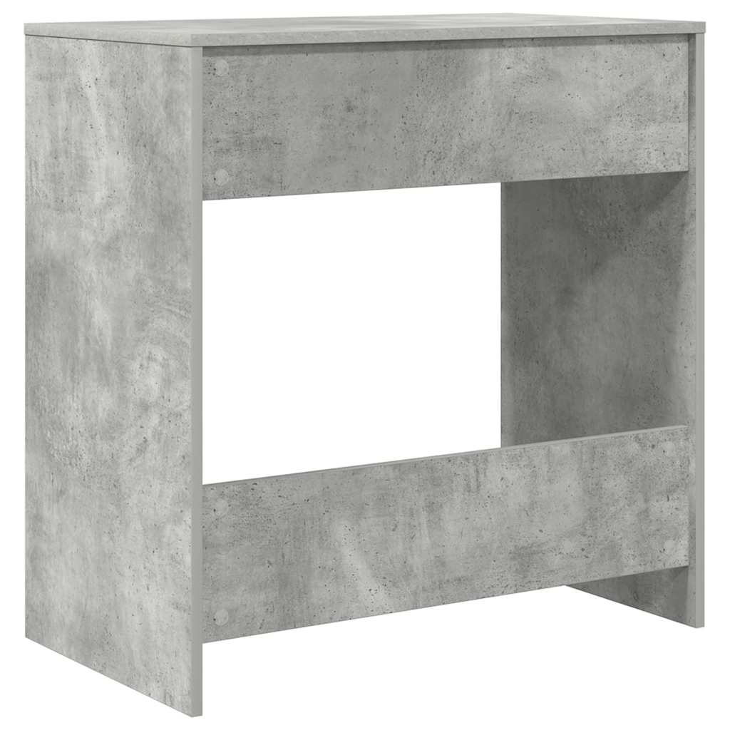 Scrivania Grigio cemento 77.5 x 43 x 79 cm Legno multistrato | homemem39