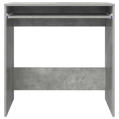 Scrivania Grigio cemento 77.5 x 43 x 79 cm Legno multistrato | homemem39