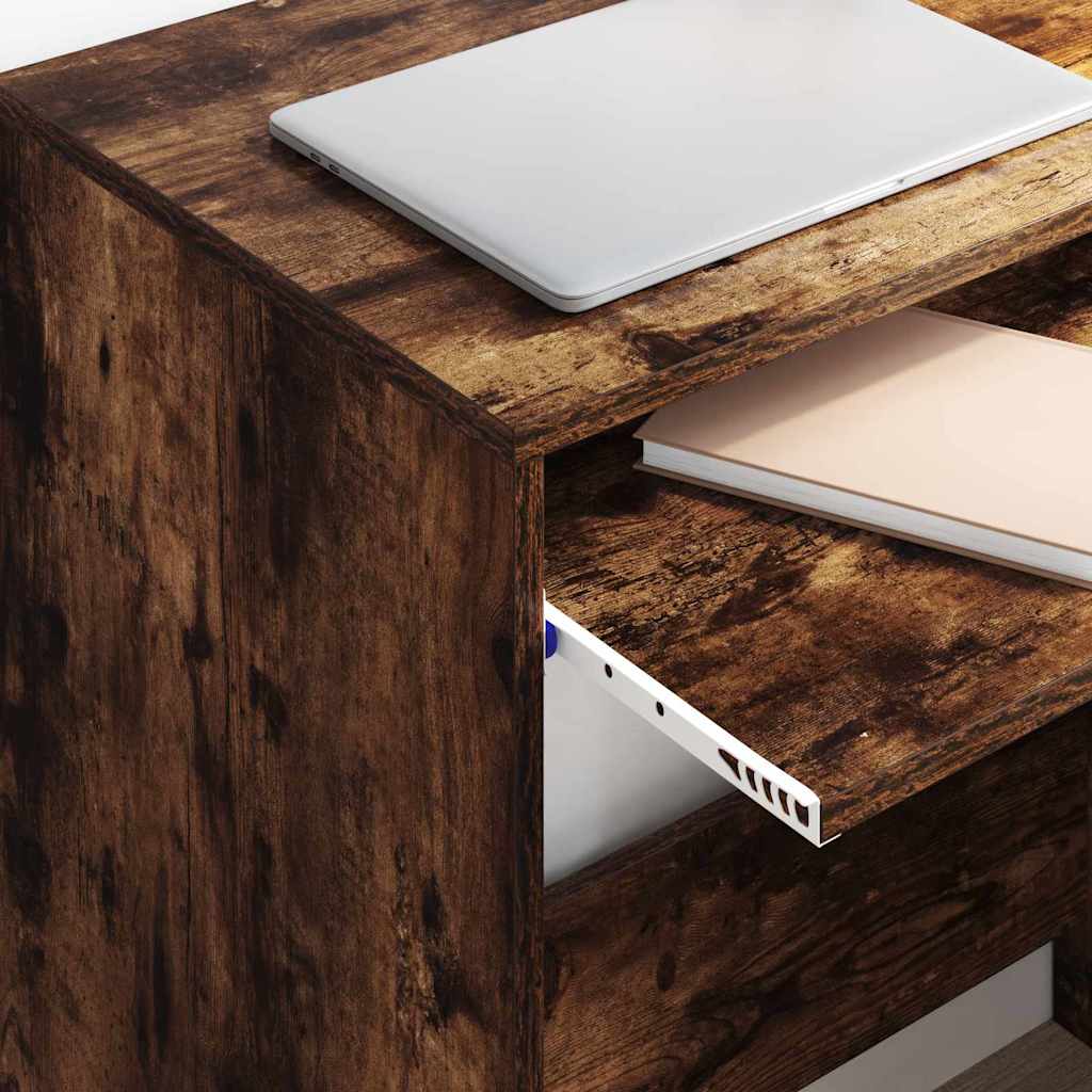 Scrivania Rovere fumé 77.5 x 43 x 79 cm Legno multistrato | homemem39