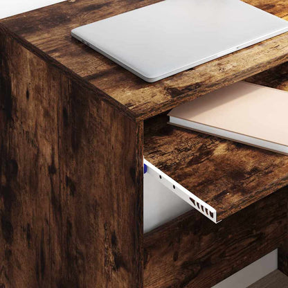 Scrivania Rovere fumé 77.5 x 43 x 79 cm Legno multistrato | homemem39