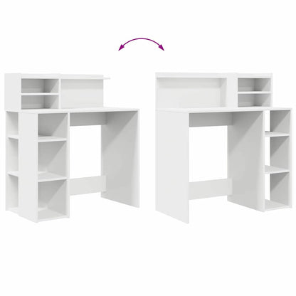 Scrivania con Magazzino Bianco 90 x 48 x 101.5 cm