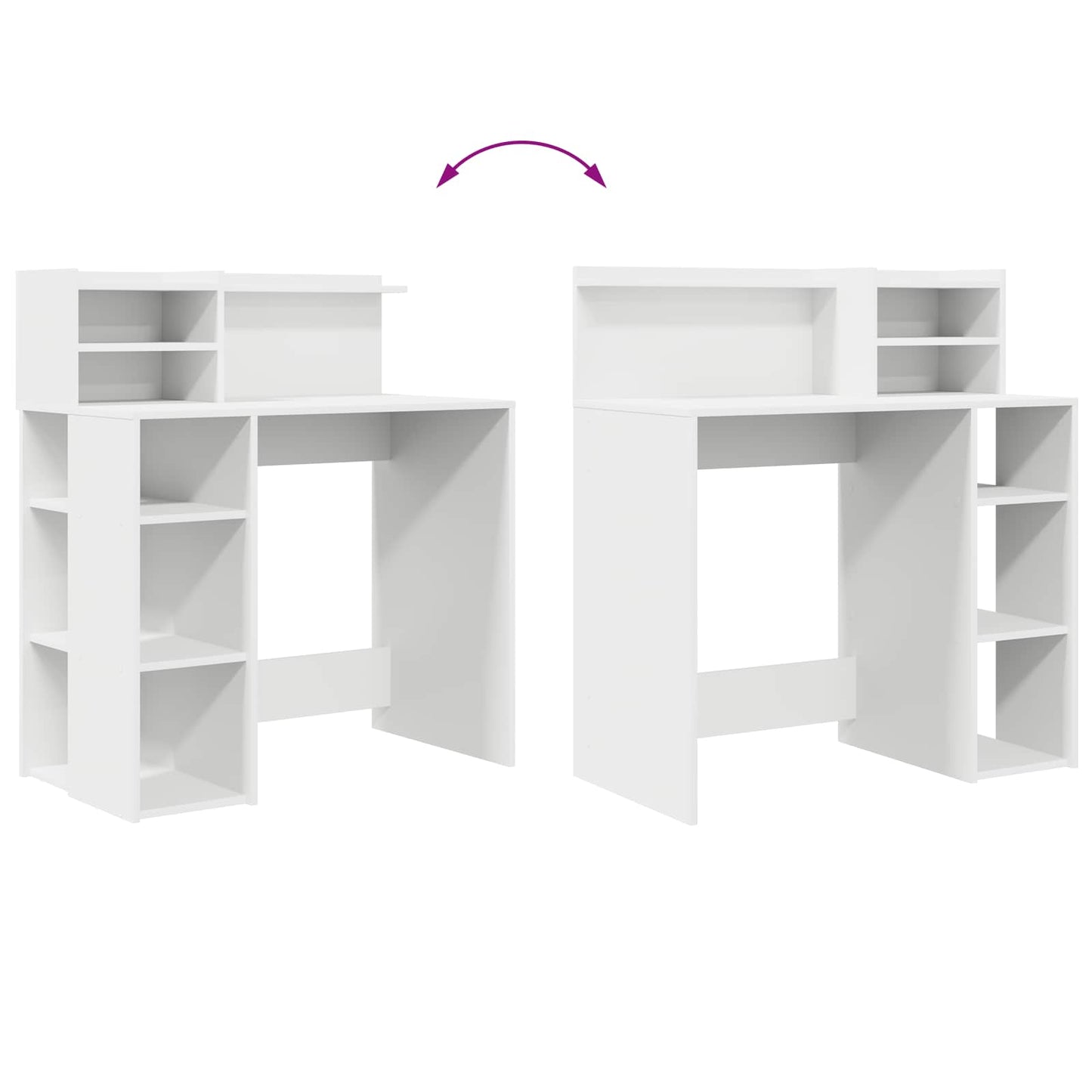 Scrivania Bianco 90 x 48 x 101,5 cm Legno multistrato