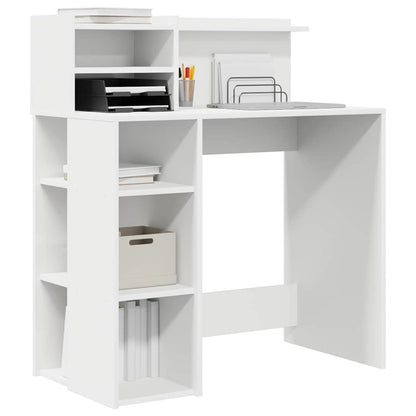 Scrivania con Magazzino Bianco 90 x 48 x 101.5 cm