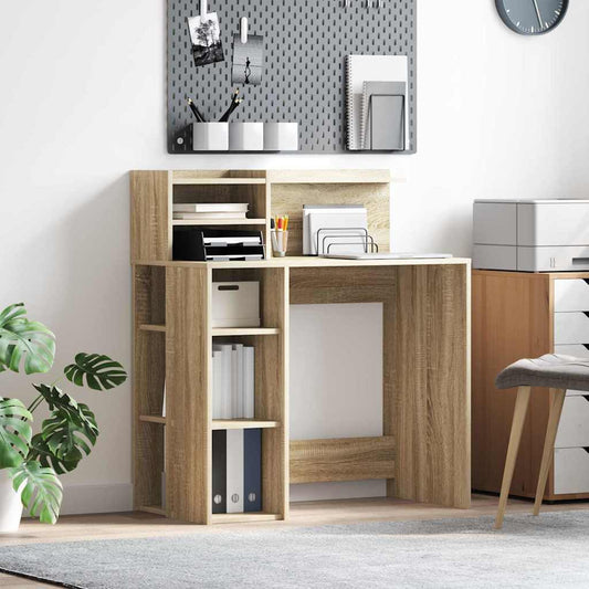 Scrivania Rovere Sonoma 90 x 48 x 101,5 cm Legno multistrato | homemem39