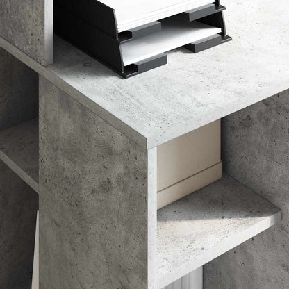 Scrivania Grigio cemento 90 x 48 x 101,5 cm Legno multistrato | homemem39