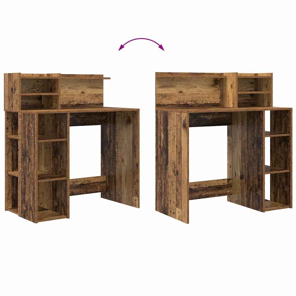 Scrivania Legno vecchio 90 x 48 x 101,5 cm Legno multistrato | homemem39