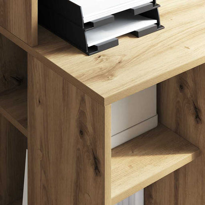 Scrivania con lo scaffale Rovere artigianale 90 x 48 x 101,5 cm