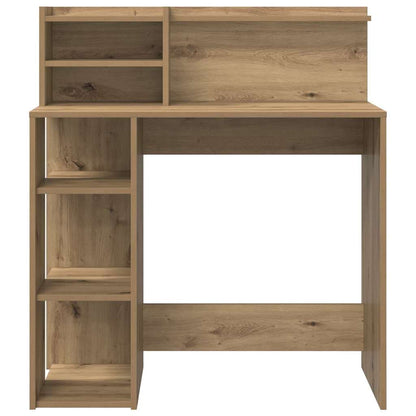 Scrivania con lo scaffale Rovere artigianale 90 x 48 x 101,5 cm