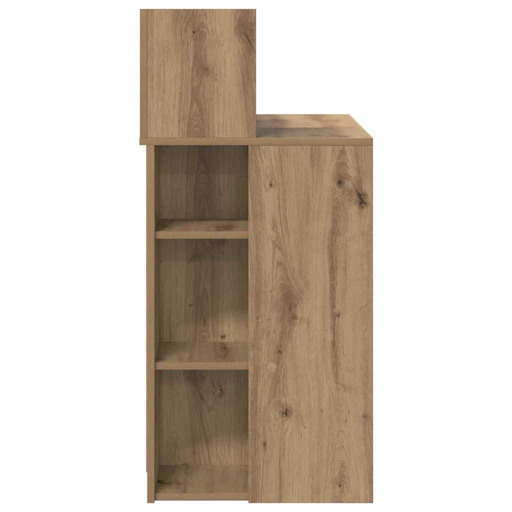 Scrivania con lo scaffale Rovere artigianale 90 x 48 x 101,5 cm