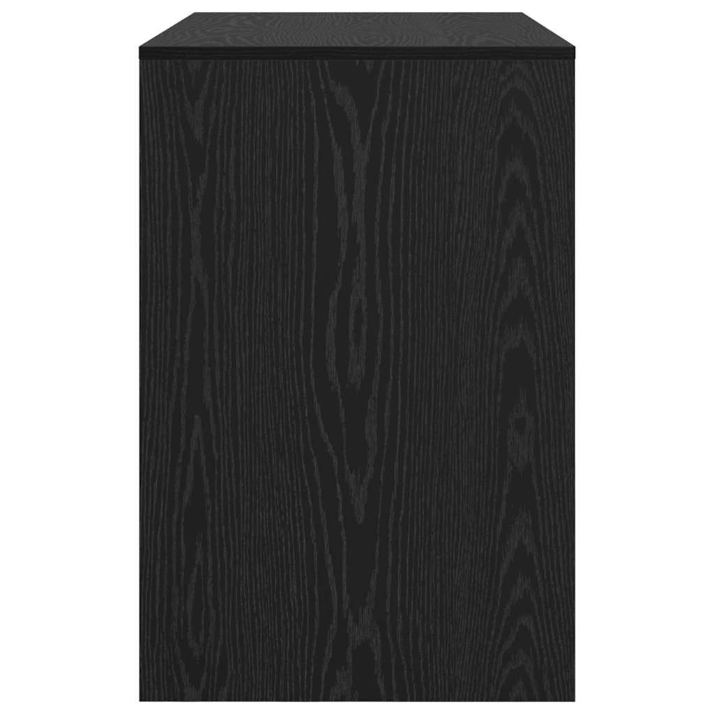 Scrivania Rovere Nero 102 x 50 x 75 cm Legno multistrato | homemem39