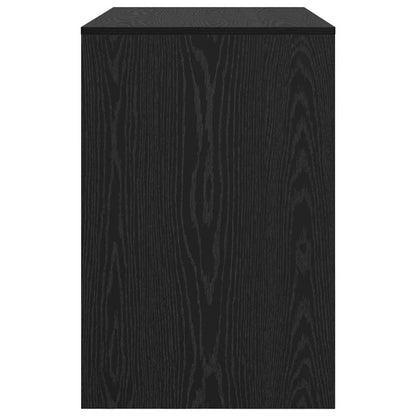 Scrivania Rovere Nero 102 x 50 x 75 cm Legno multistrato | homemem39