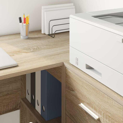 Scrivania Rovere Sonoma 102 x 50 x 75 cm Legno multistrato | homemem39