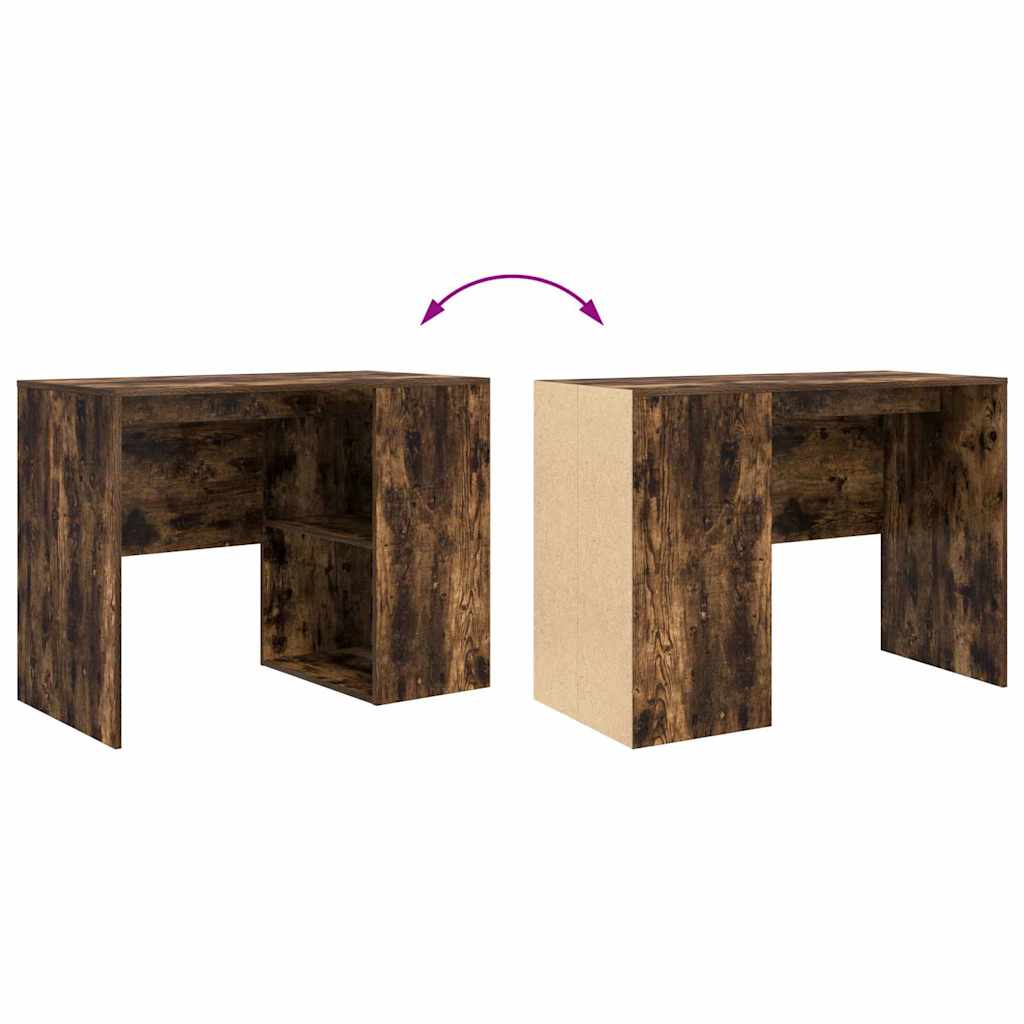 Scrivania Rovere fumé 102 x 50 x 75 cm Legno multistrato | homemem39