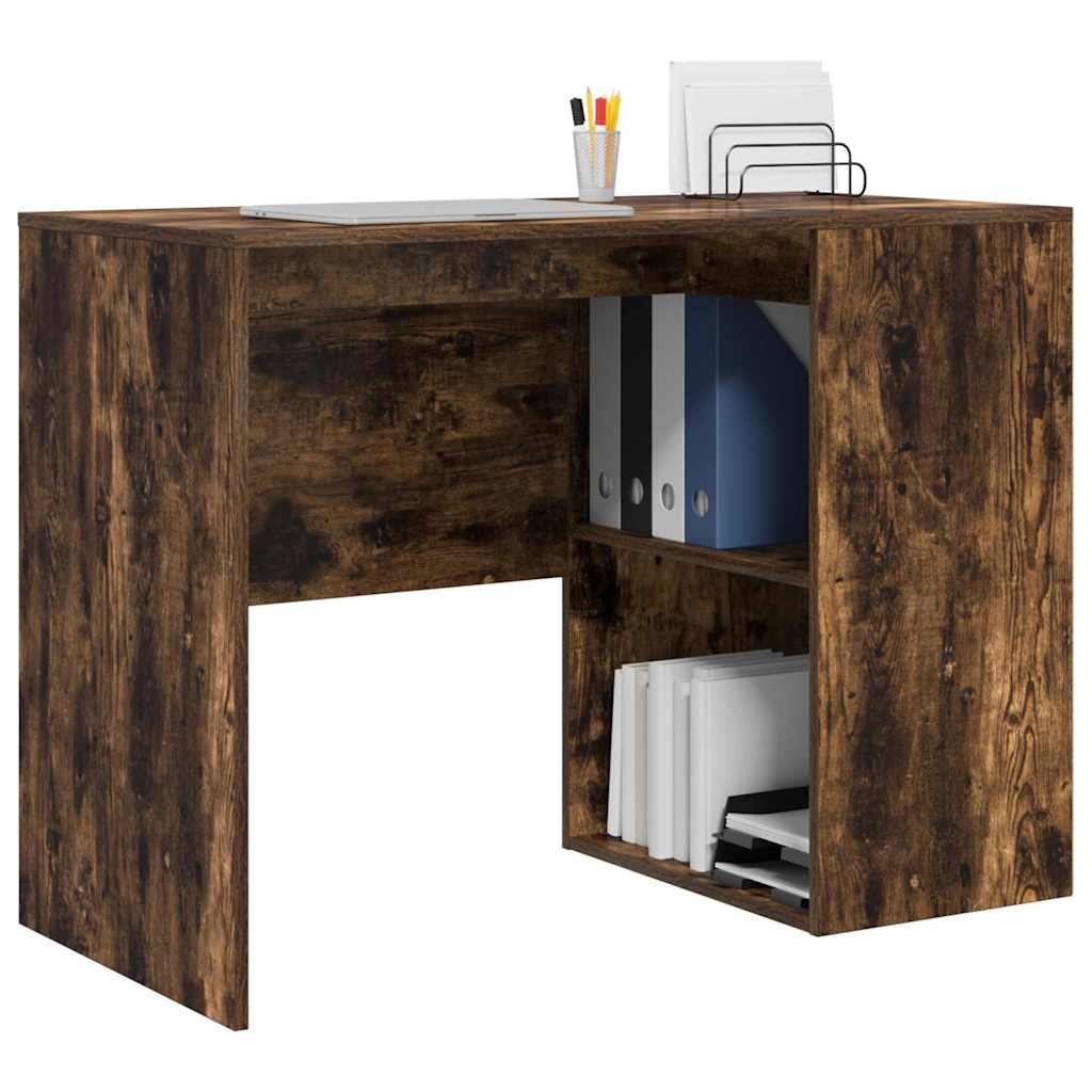 Scrivania Rovere fumé 102 x 50 x 75 cm Legno multistrato | homemem39