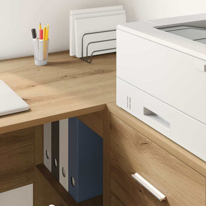 Scrivania Rovere artigianale 102 x 50 x 75 cm Legno multistrato | homemem39
