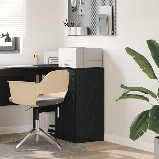 Credenza Rovere nero 38 x 34.5 x 75 cm Legno multistrato