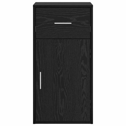 Credenza Rovere nero 38 x 34.5 x 75 cm Legno multistrato