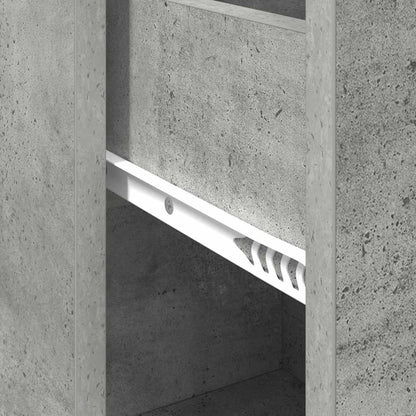 Credenza Grigio cemento 38 x 34.5 x 75 cm Legno multistrato