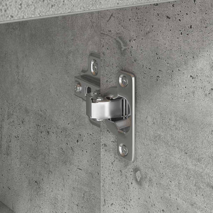 Credenza Grigio cemento 38 x 34.5 x 75 cm Legno multistrato