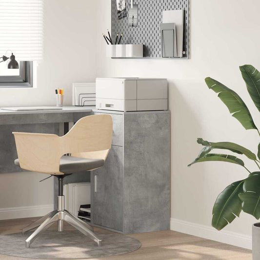 Credenza Grigio cemento 38 x 34.5 x 75 cm Legno multistrato