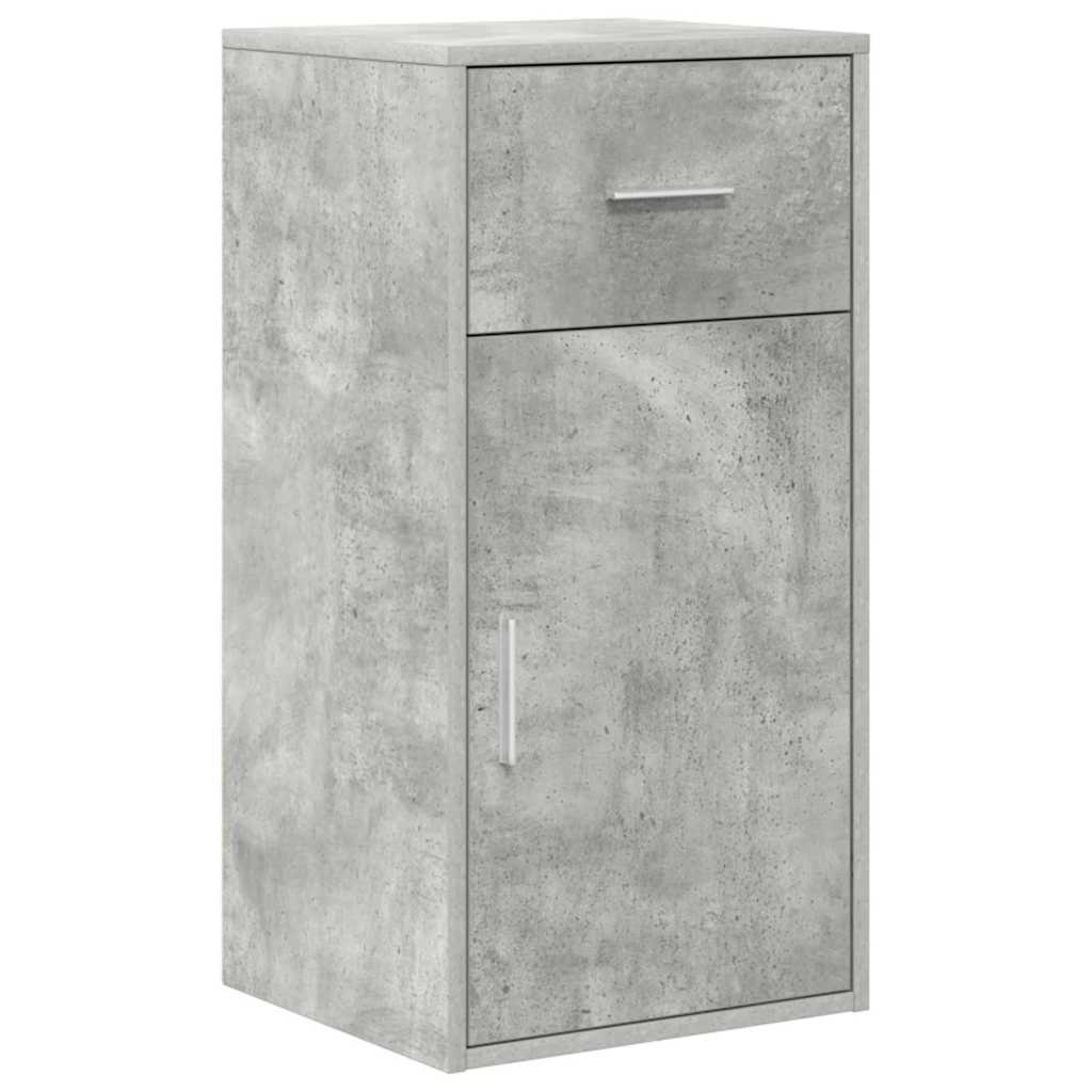 Credenza Grigio cemento 38 x 34.5 x 75 cm Legno multistrato