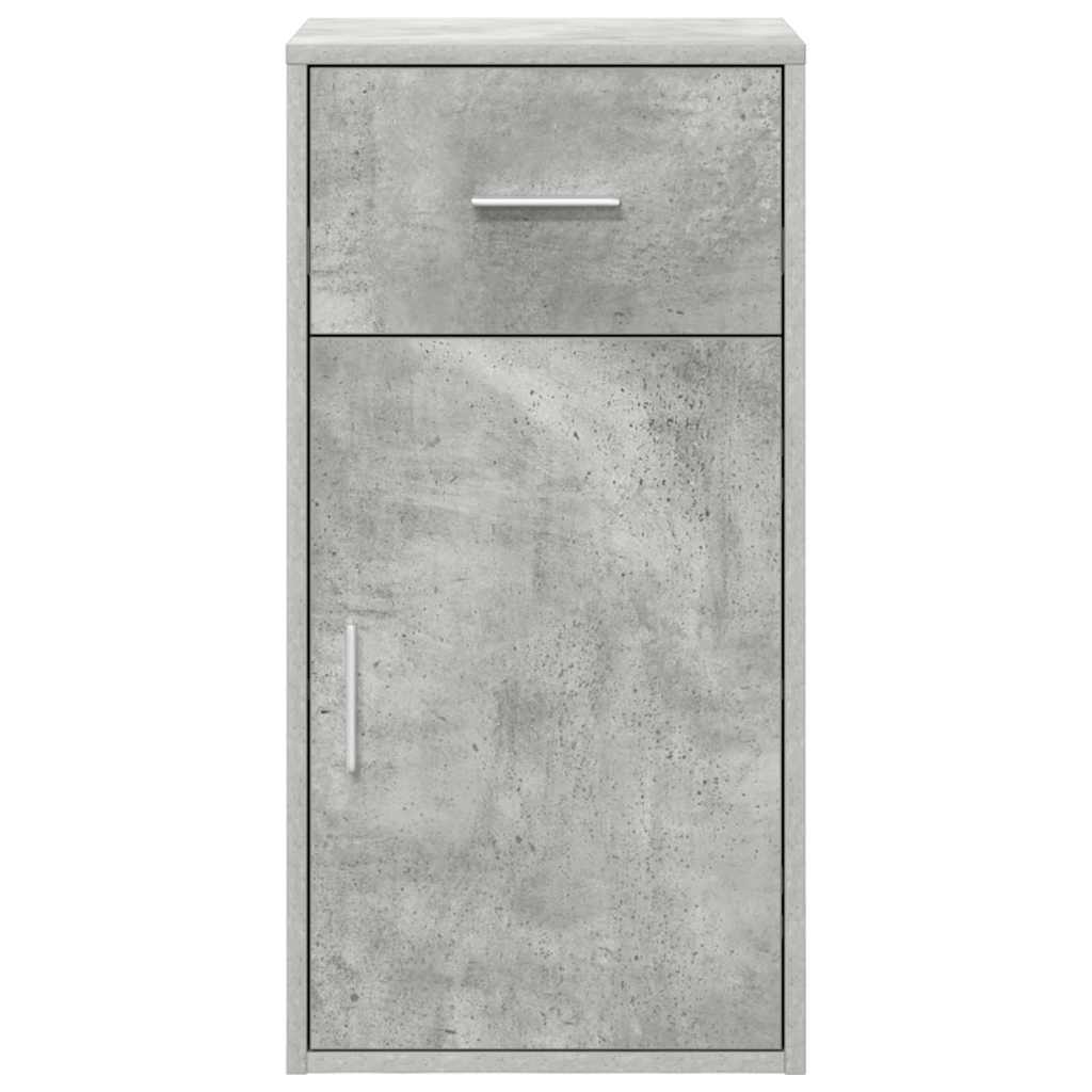 Credenza Grigio cemento 38 x 34.5 x 75 cm Legno multistrato
