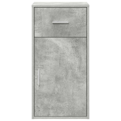 Credenza Grigio cemento 38 x 34.5 x 75 cm Legno multistrato