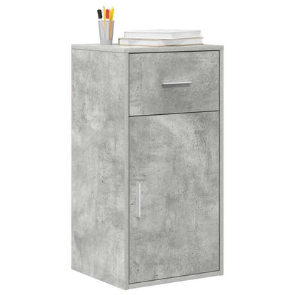 Credenza Grigio cemento 38 x 34.5 x 75 cm Legno multistrato