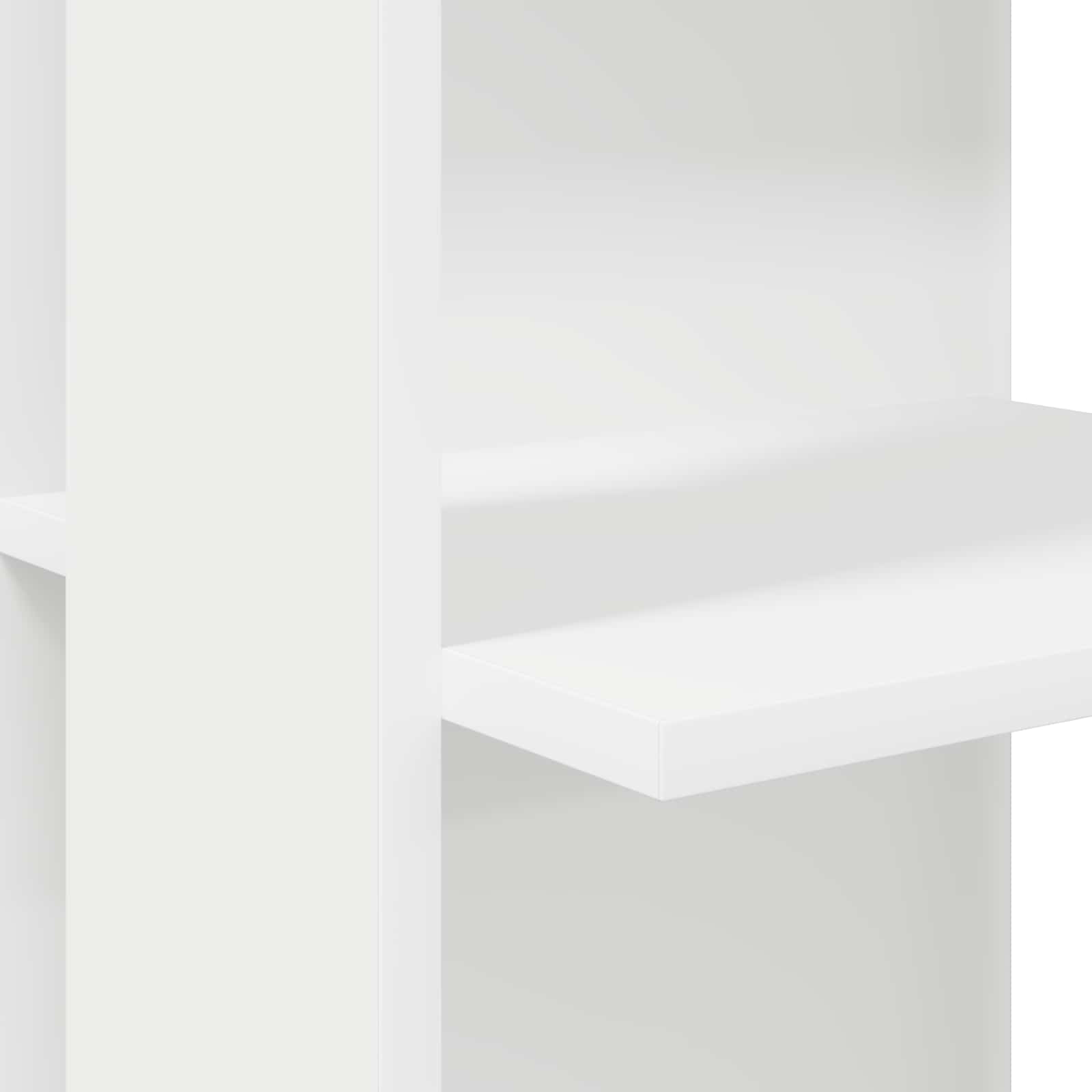 Scrivania ad angolo con lo scaffale Bianco 140 x 113,5 x 75 cm | homemem39