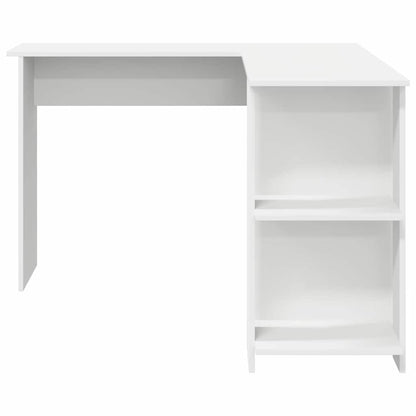 Scrivania Angolare con Storage Bianco 140 x 113.5 x 75 cm