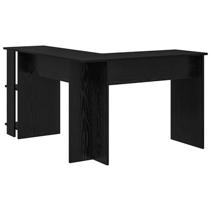 Scrivania ad angolo Rovere Nero 140 x 113,5 x 75 cm | homemem39