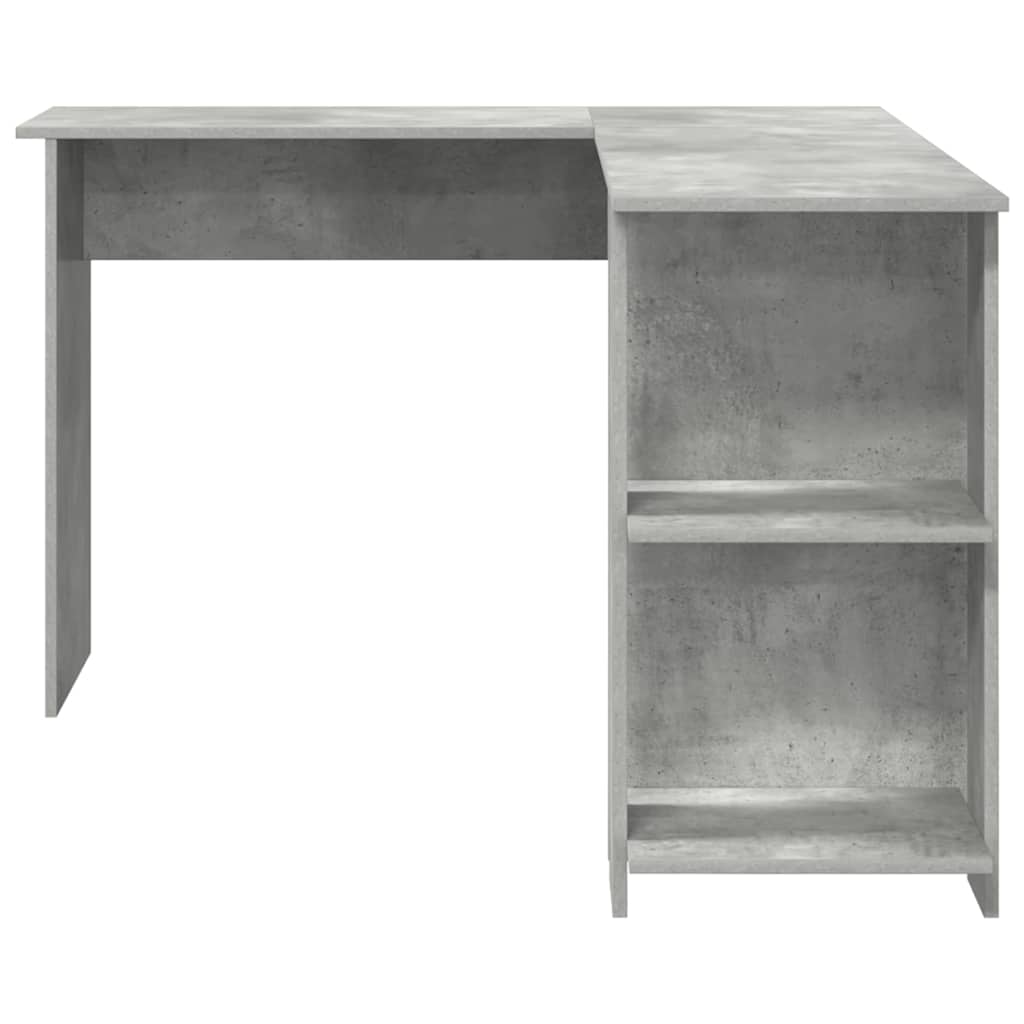 Scrivania ad angolo Grigio cemento 140 x 113,5 x 75 cm | homemem39