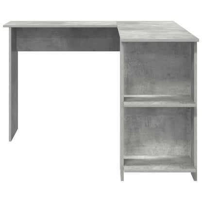 Scrivania ad angolo Grigio cemento 140 x 113,5 x 75 cm | homemem39