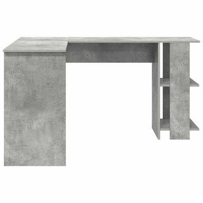 Scrivania ad angolo Grigio cemento 140 x 113,5 x 75 cm | homemem39