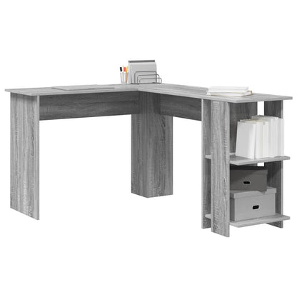 Scrivania ad angolo Grigio Sonoma 140 x 113,5 x 75 cm | homemem39