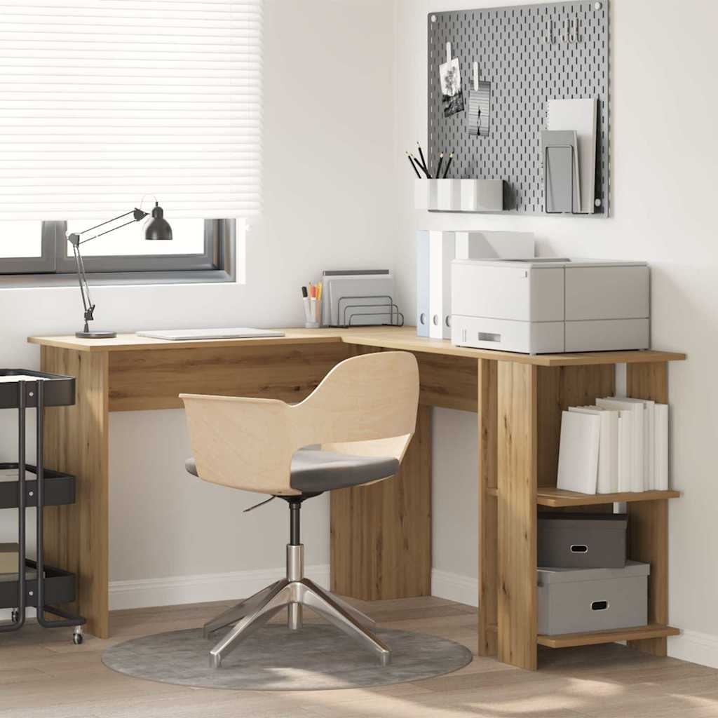 Scrivania ad angolo Rovere artigianale 140 x 113,5 x 75 cm | homemem39